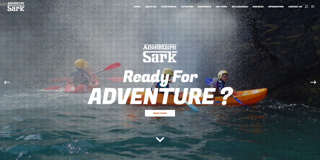 Adventure Sark Website 2019