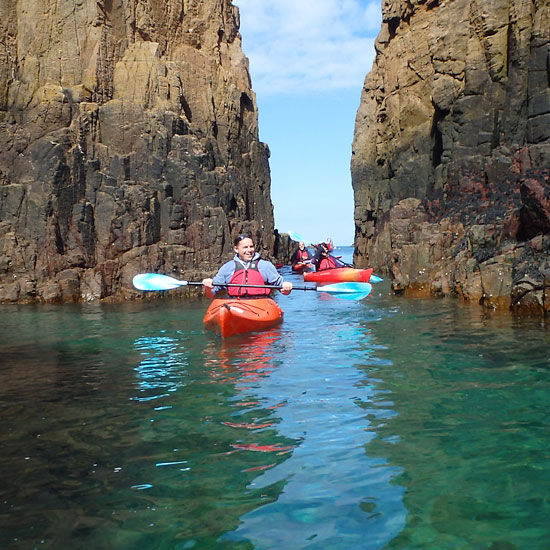 Canoing Sark