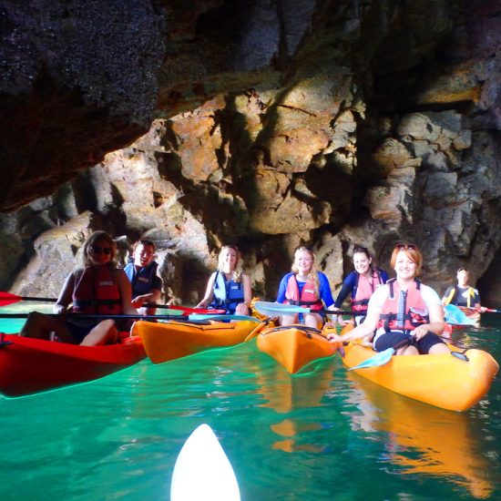 Sea Kayaking In Caves