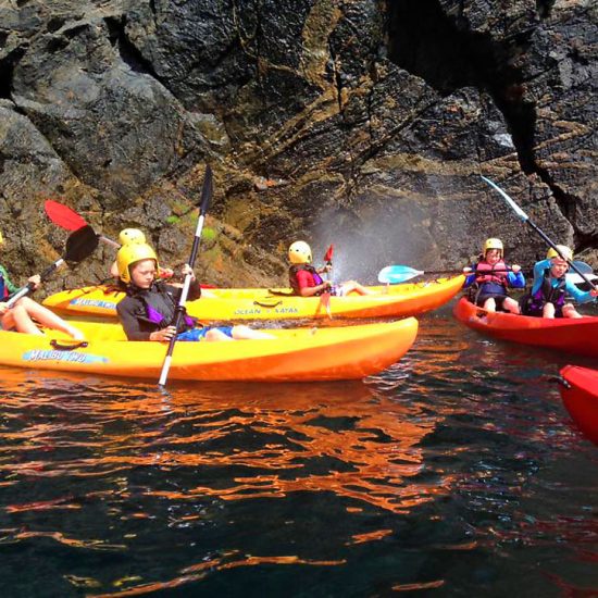 Children Enjoying Kayaking